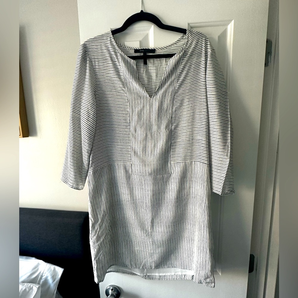 BCBG Maxazria women’s striped dress, size Medium